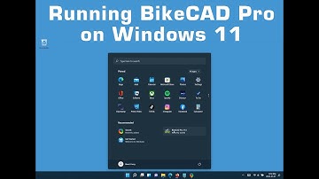 Running BikeCAD Pro on Windows 11