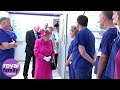 The Queen Meets With Staff and Patients at Cambridge's New Papworth Hospital