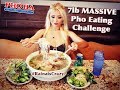 7lb Pho Eating Challenge | Pho Ha #7 in Riverside | RainaisCrazy | Oliver and Pearl's Engagement