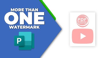 How to add more than one watermark in publisher