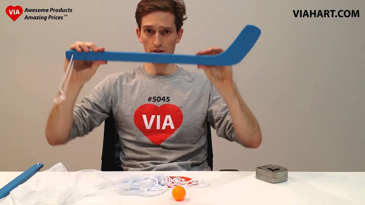 Hallway Hockey Wooden Knee Hockey Game from VIAHART YouTube