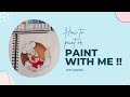 Painting Therapy/Silent paint with me!!