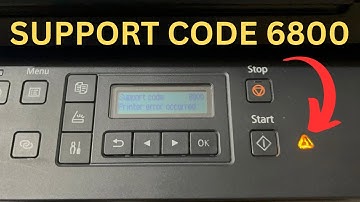 Canon GM4070 Printer Support Code 6800 | Canon GM4070 Printer Red light Blinking 