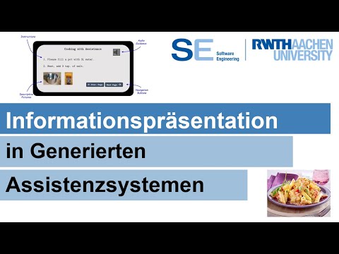 Informationspräsentation in Generierten Assistenzsystemen