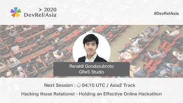 Hacking those Relations! - Holding an Effective Online Hackathon by Renaldi Gondosubroto