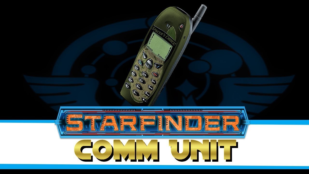 Starfinder items Comm Unit YouTube