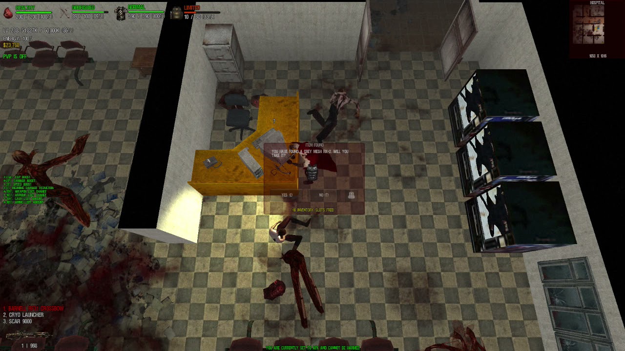 Dead Frontier 3D Loot Run Death Row Hospital 