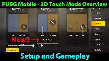 PUBG Mobile 0.4.0 Feature Highlight - 3D Touch Mode - Setup and Training Mode Gameplay
