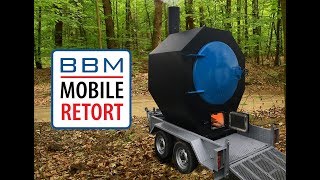 Pressvess BBMR Mobile Charcoal Retort