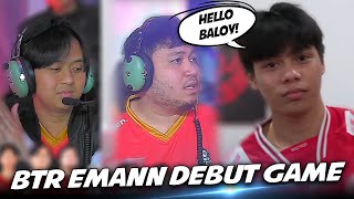 EMANN DEBUT GAME in MPL INDONESIA SEASON 13 . . . 😮