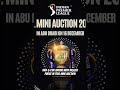 IPL MINI AUCTION 2026 | #cricket #shorts #ipl