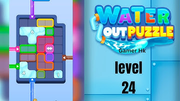 Water out puzzle level 24 Walkthrough Solution 
