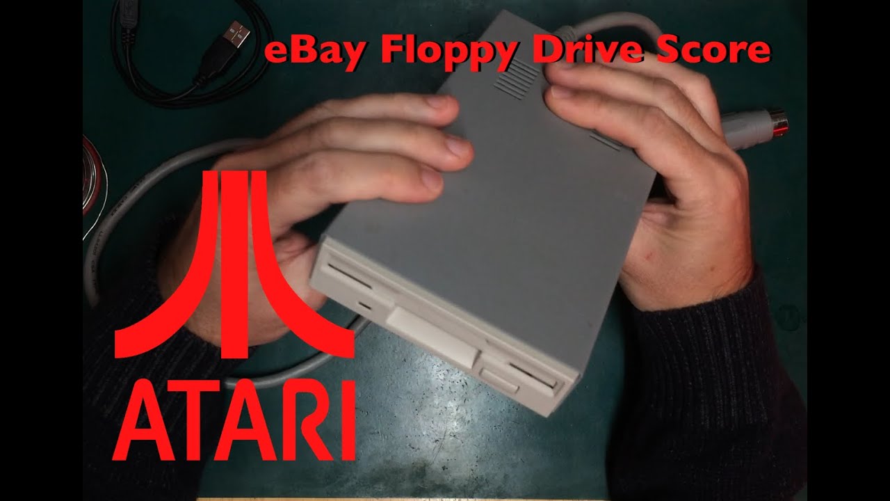 External Floppy Drive eBay Score (Atari STE) YouTube