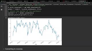 Quantitative trading strategies lab 5 - implementing the pairs trading strategy