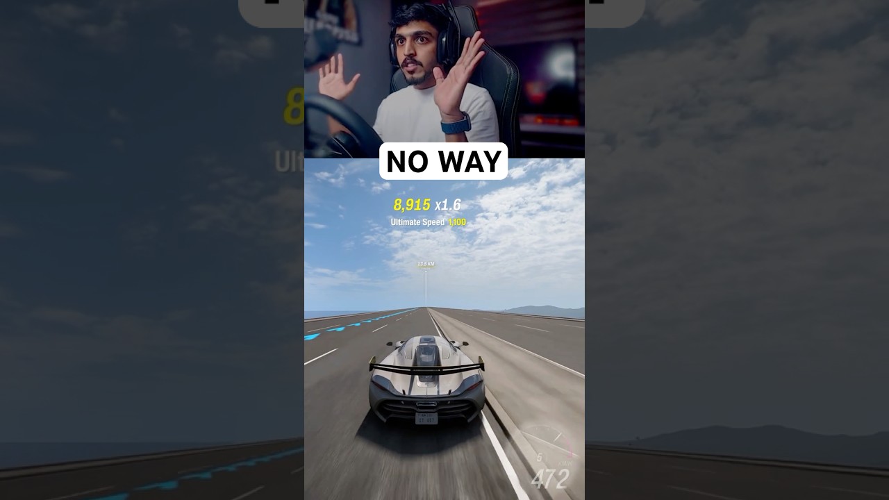 Koenigsegg Jesko TOP SPEED Test in Forza! 🚀😱#koenigsegg #forzahorizon6