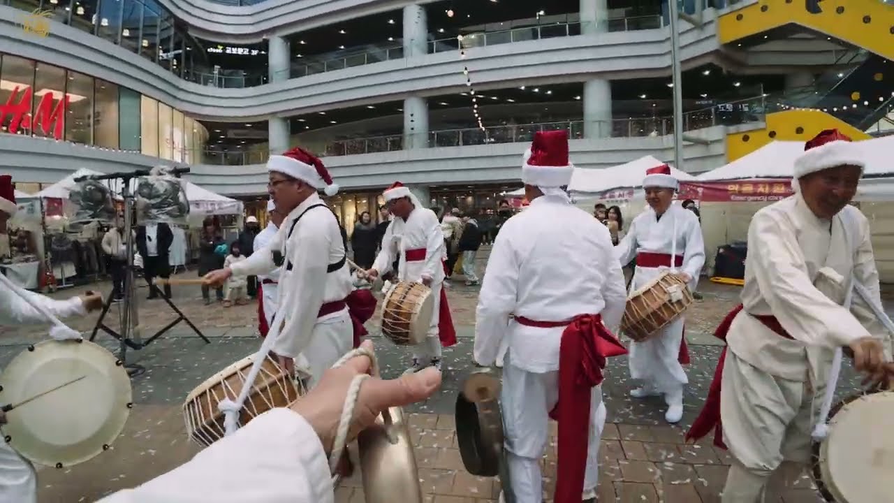 공주시 두레풍장 보존회 세종시 크리스마스 축제 공연