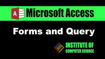 Forms and Query in MS Access