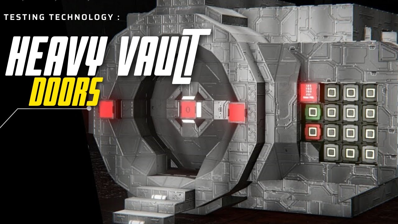 Heavy Vault Doors || Space Engineers - YouTube