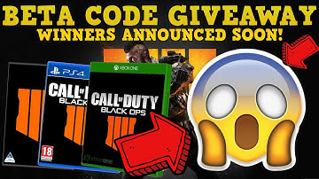 BLACK OPS 4 BETA CODE GIVEAWAY (How to get BO4 BETA CODES) WINNERS ANNOUNCED SOON!!