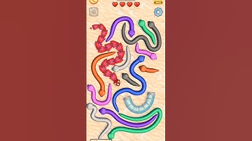 Fun Tangled Snakes gameplay #shorts #game #youtubeshort