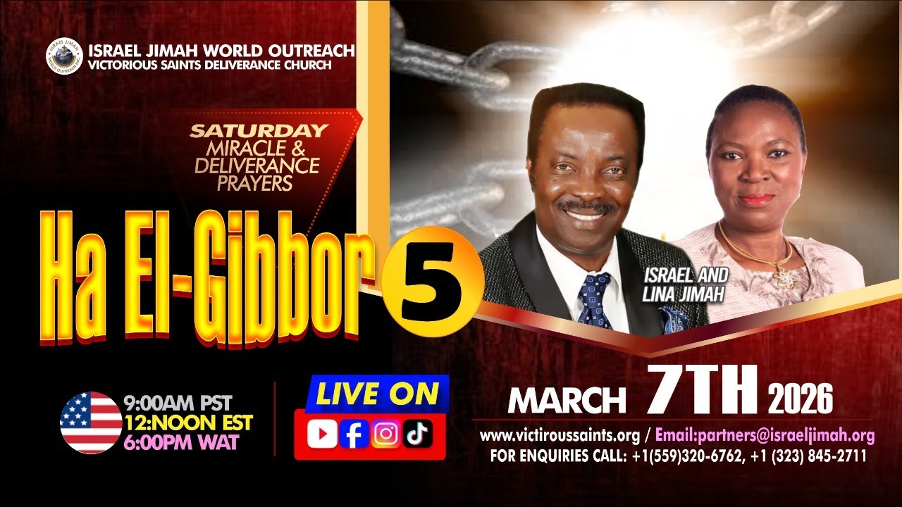 March 7, 2026 Miracle&Deliverance Prayers