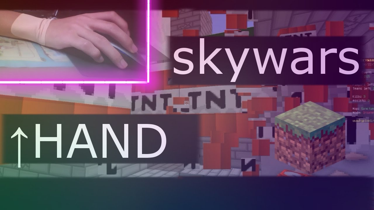 [Hand cam] Lets play team skywars !