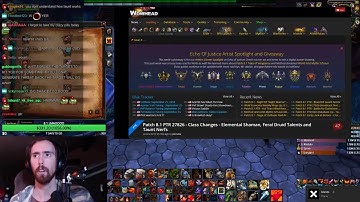 Asmongold Reacts To Class Changes And Taunt Nerfs In New Patch 8.1