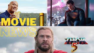 New Superman Suit, Dwayne Johnson ALLEGED behavior, Chris Hemsworth on Thor | Movie News May 6