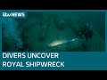 Diving brothers discover royal shipwreck that carried James II | ITV News