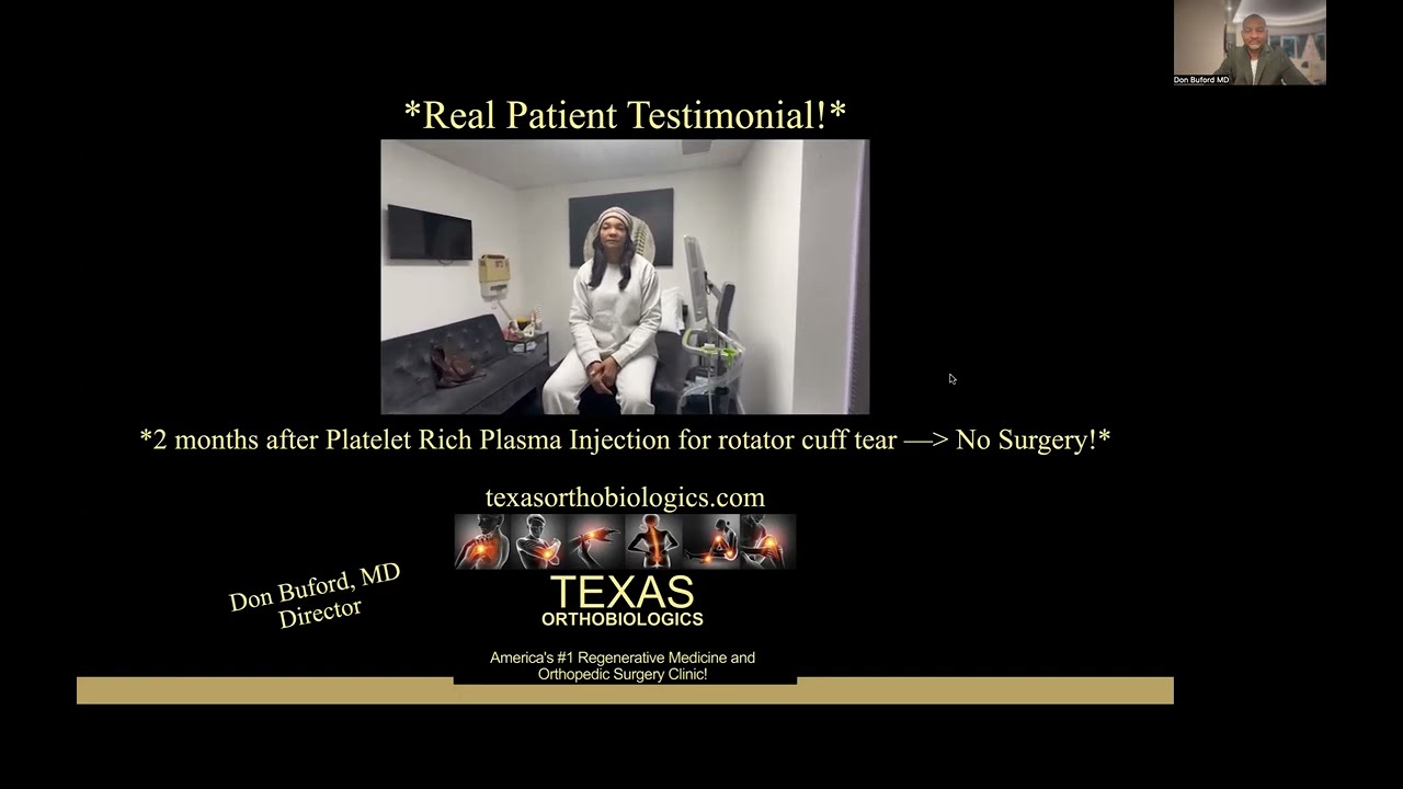 Shoulder pain? Don't want shoulder surgery? Rotator Cuff tear? We can help you without surgery!