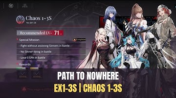 [Path to Nowhere] Dis Shadows | EX1-3S | Chaos 1-3S | Guide