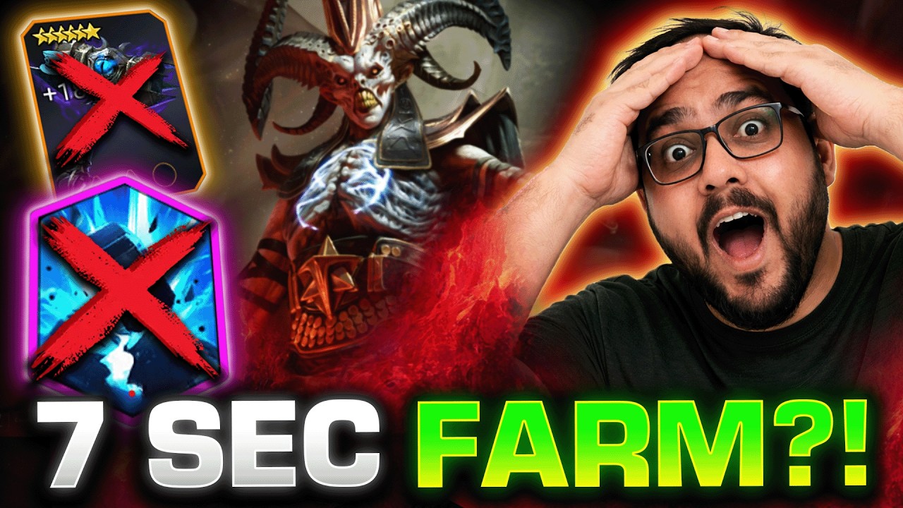 Песчаный дьявол раздавлен за секунды! Быстрая сборка команды для фарма и стратегия | Рейд «Теневы...