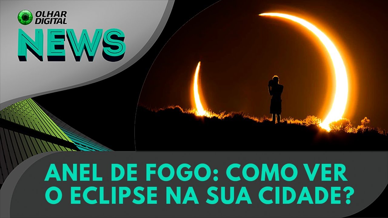 Ao Vivo | Anel de fogo: como ver o eclipse na sua cidade? | 12/10/2023 | #OlharDigital