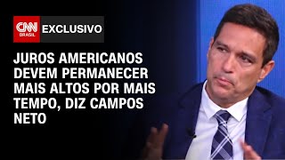 Juros americanos devem permanecer mais altos por mais tempo, diz Campos Neto | CNN ENTREVISTAS