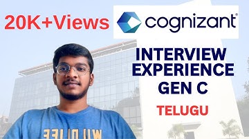 Cognizant Gen C Interview Experience 🎯 | All Rounds Explained Step by Step in Telugu 🔥.