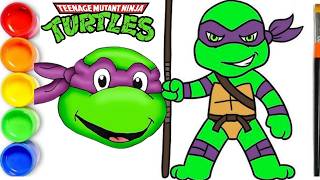 How To Draw Ninja Turtles Donnie Drawing Tmnt
