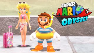 Super Mario Odyssey but I get Power Moons I missed (Lake Kingdom)