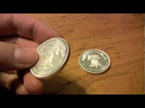 Silver Bullion Bug - A Mark 1 Ounce Silver Liberty Round Coin