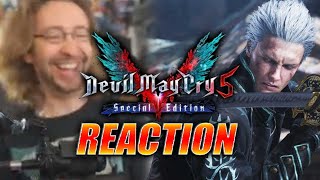 MAX REACTS: VERGIL IS BACK - Devil May Cry 5 SE - PS5 Trailer