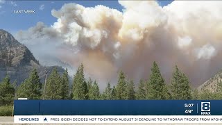Pre-evacuation warnings lifted near Thorne Creek fire