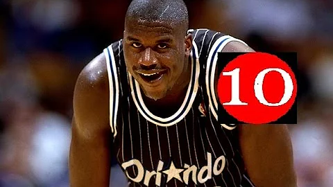 Shaquille O'neal Top 10 Plays of Career with Orlando Magic