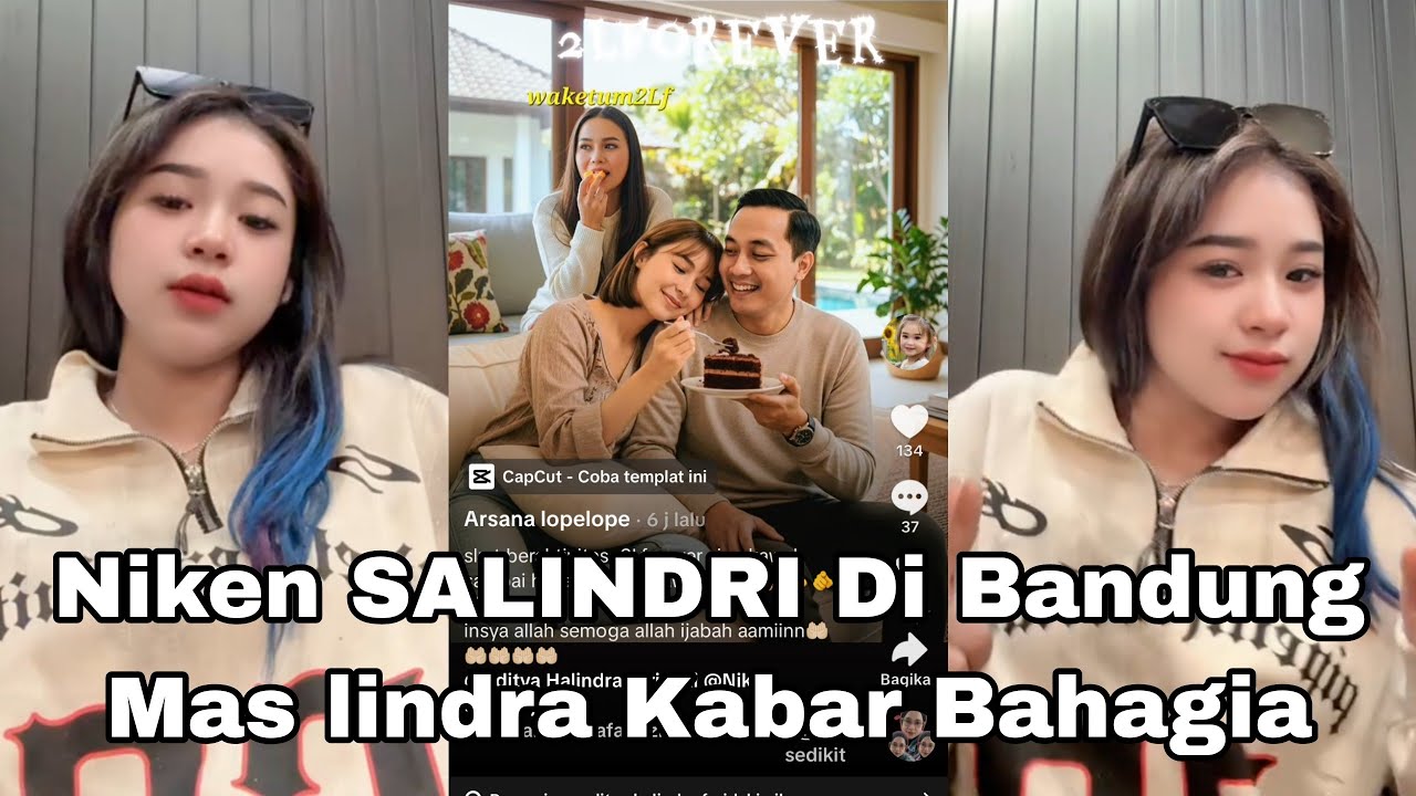 NIKEN SALINDRI MAS LINDRA KASIH KABAR BAHAGIA DI BANDUNG