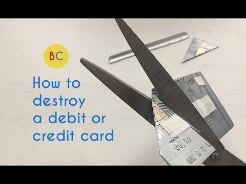 How To Destroy Old Credit Cards