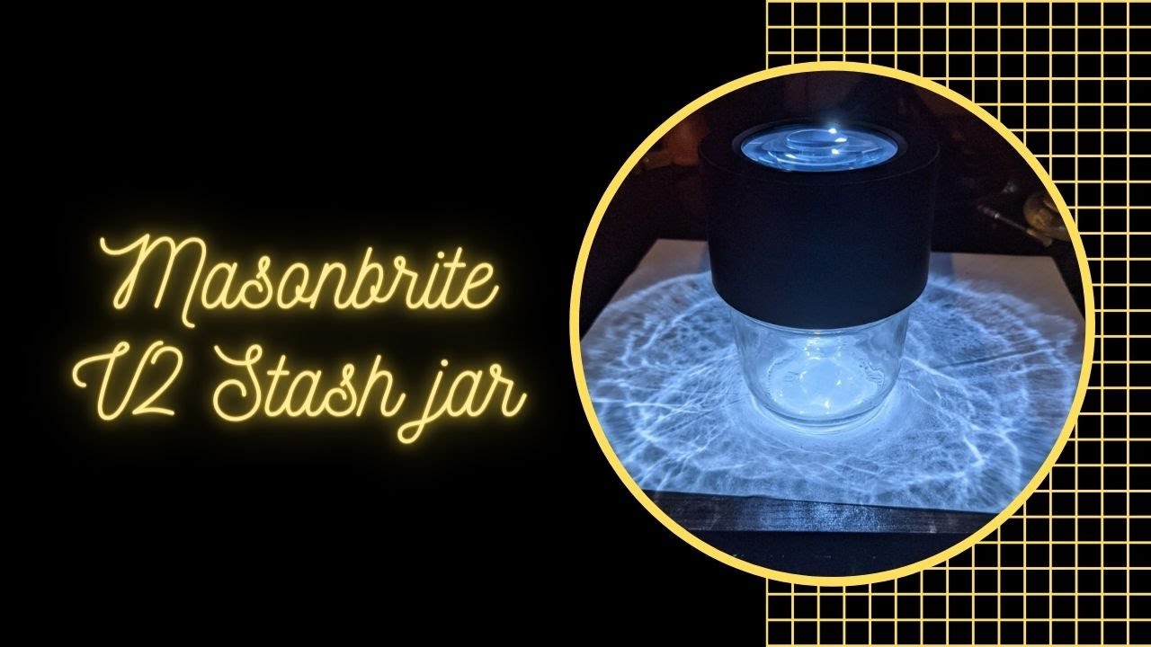 Masonbrite Stash Jar v2 review/demo