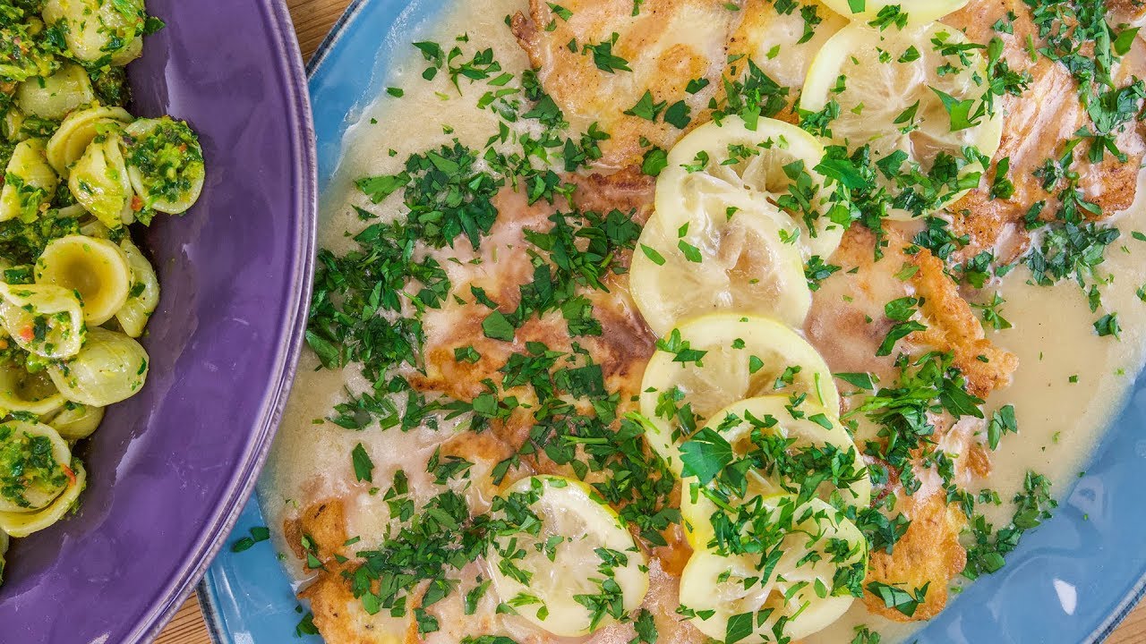 Rach and Italian Cookbook Author Make Classics: Fish Francese and Pesto Pasta | Rachael Ray Show