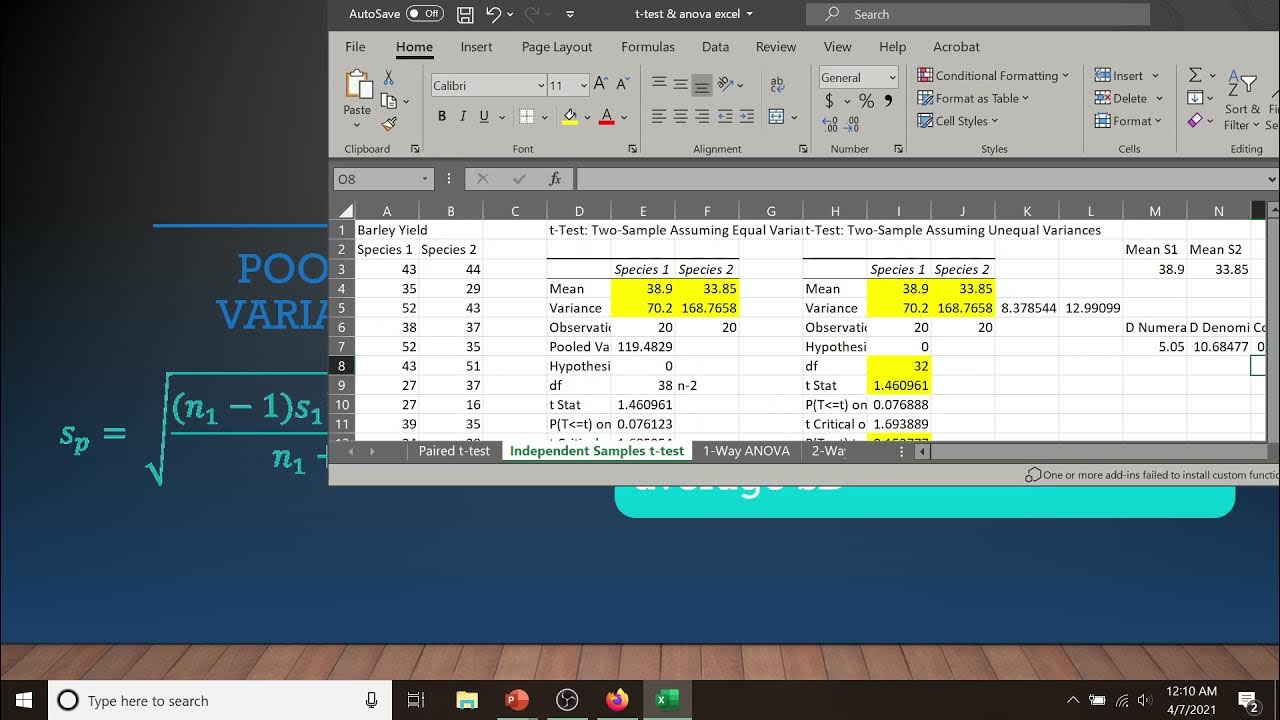 Cohen's d for Independent Samples t-test - YouTube