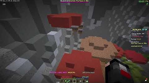 Hypixel Skyblock - How To Beat Crystal Core "Nothing At All" Race (WITHOUT RABBIT POTION)