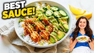 Salmon Bowls with the Best Sauce