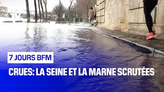 Crues: la Seine et la Marne scrutées