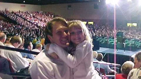 Christi Thomas and her daddy